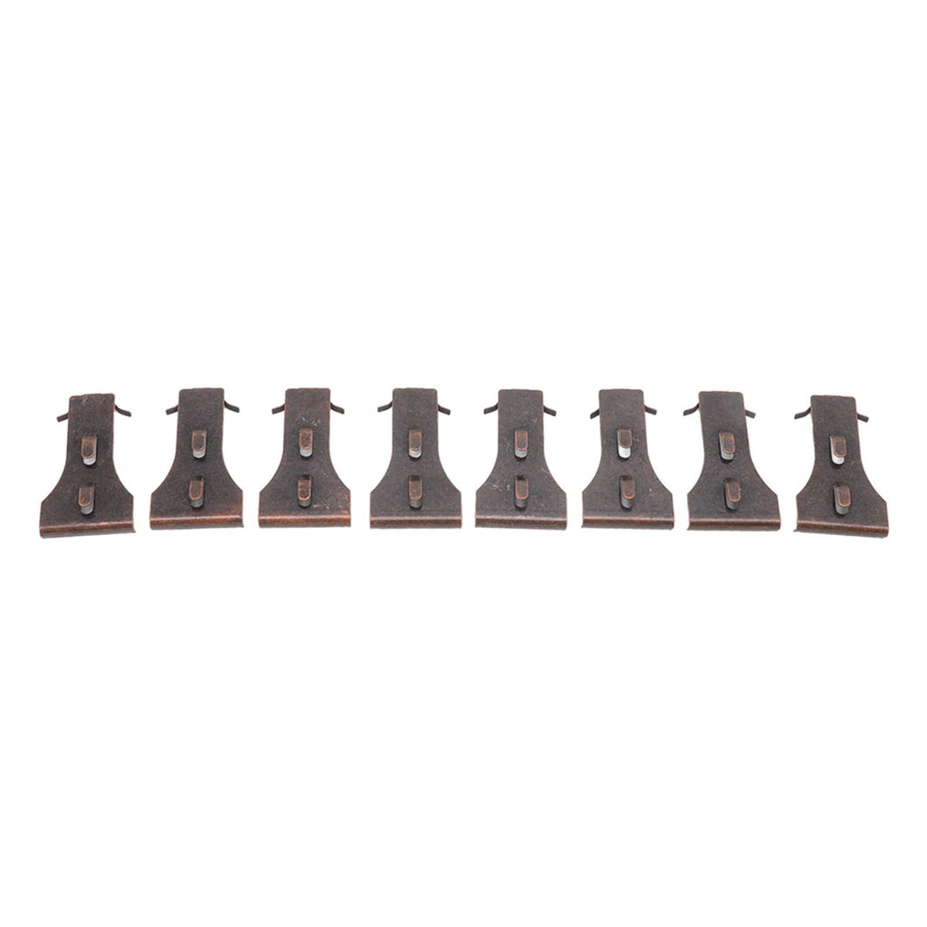 8Pcs Brick Hook Clips Steel Brick Hanger Fits Standard Size Bricks 2 1/4 Inch to 2 3/8 Inch in Height
