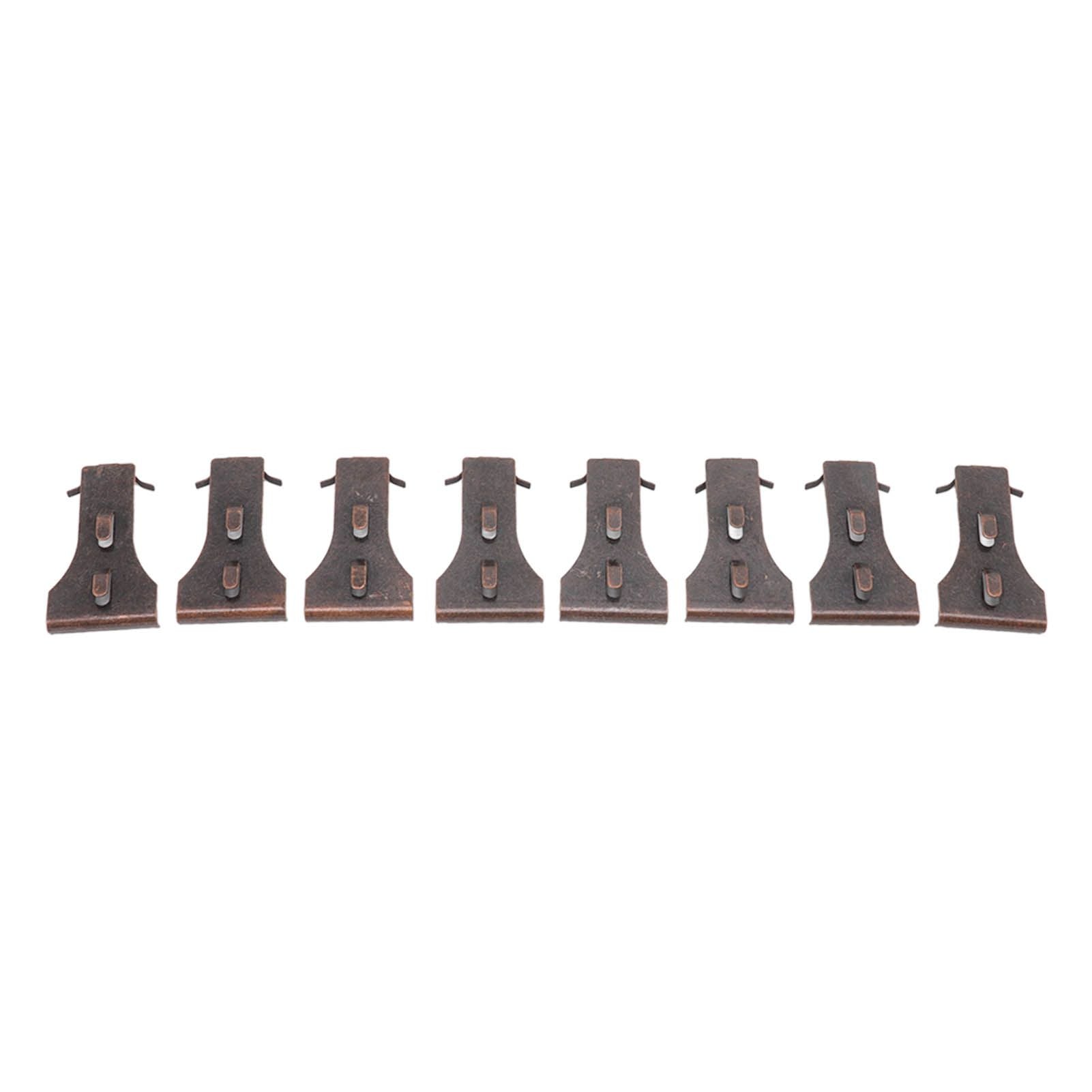 8Pcs Brick Hook Clips Steel Brick Hanger Fits Standard Size Bricks 2 1/4 Inch to 2 3/8 Inch in Height
