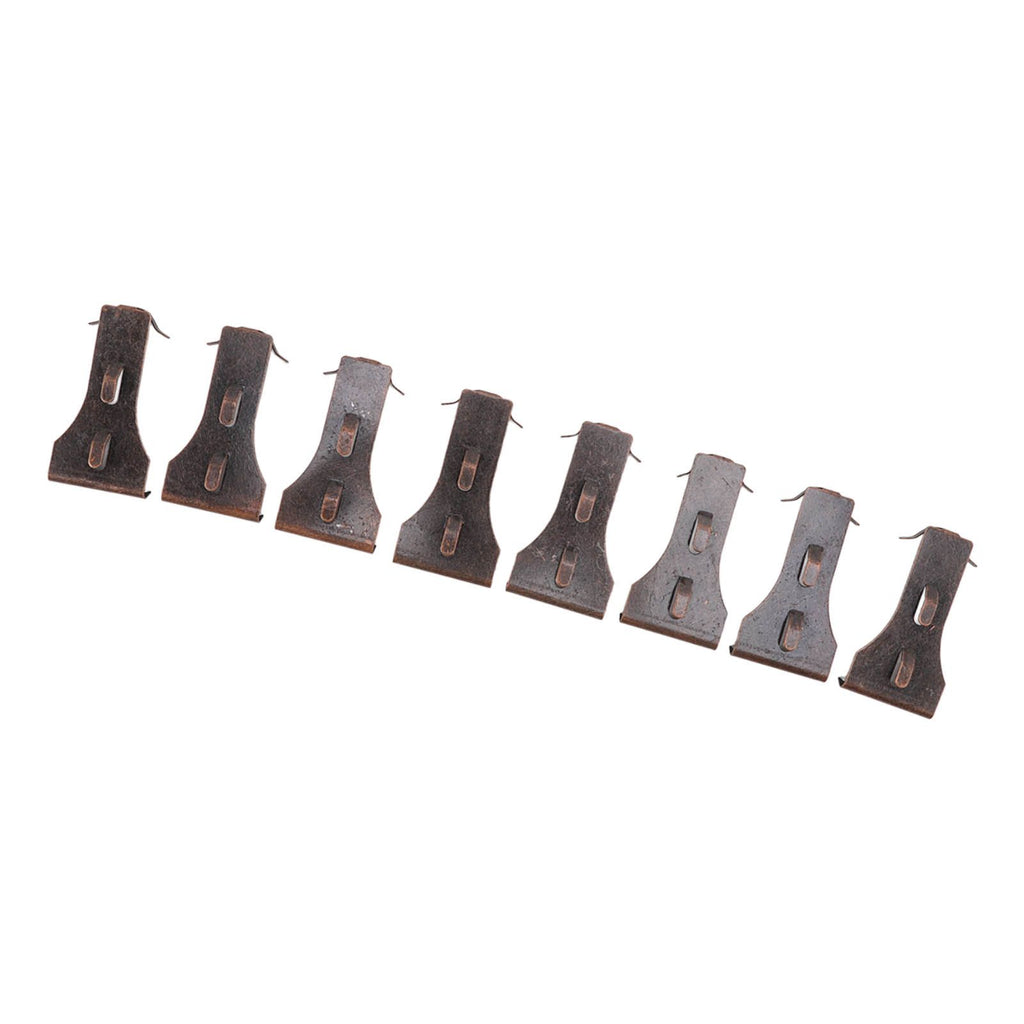 8Pcs Brick Hook Clips Steel Brick Hanger Fits Standard Size Bricks 2 1/4 Inch to 2 3/8 Inch in Height