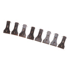 8Pcs Brick Hook Clips Steel Brick Hanger Fits Standard Size Bricks 2 1/4 Inch to 2 3/8 Inch in Height