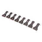 8Pcs Brick Hook Clips Steel Brick Hanger Fits Standard Size Bricks 2 1/4 Inch to 2 3/8 Inch in Height