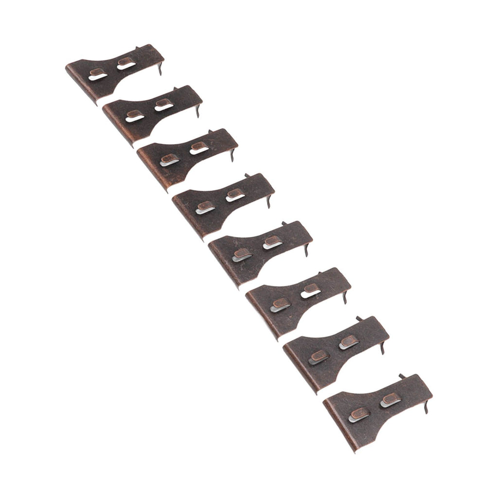8Pcs Brick Hook Clips Steel Brick Hanger Fits Standard Size Bricks 2 1/4 Inch to 2 3/8 Inch in Height