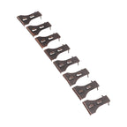 8Pcs Brick Hook Clips Steel Brick Hanger Fits Standard Size Bricks 2 1/4 Inch to 2 3/8 Inch in Height