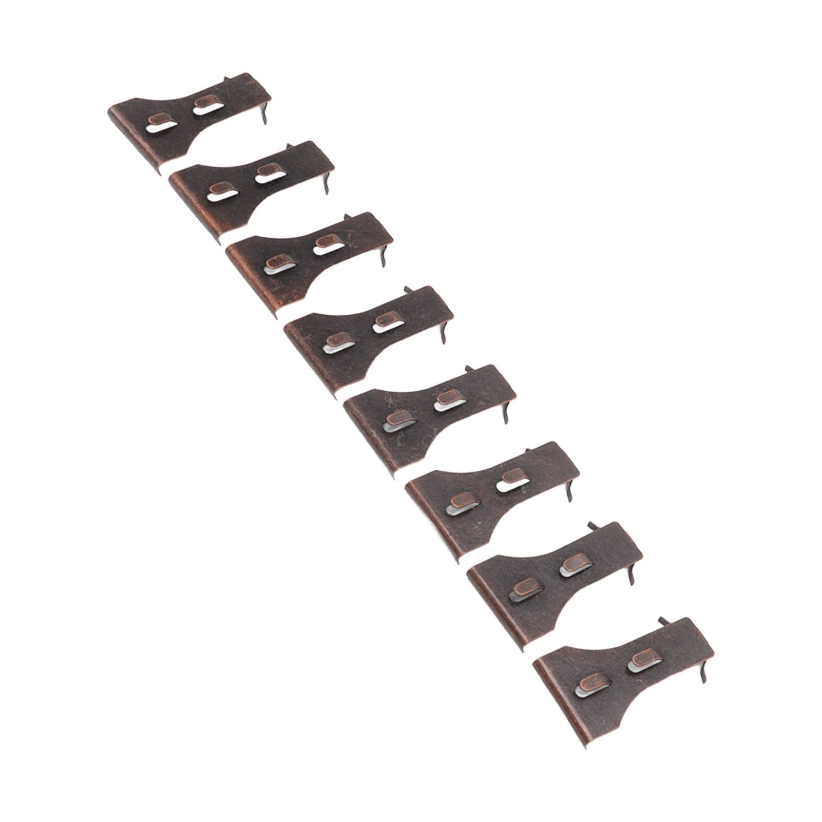 8Pcs Brick Hook Clips Steel Brick Hanger Fits Standard Size Bricks 2 1/4 Inch to 2 3/8 Inch in Height