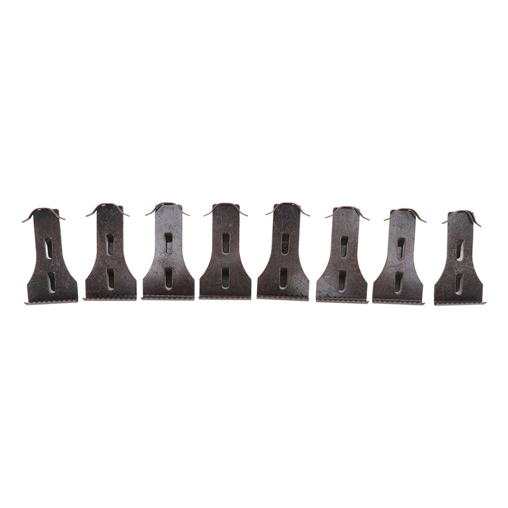 8Pcs Brick Hook Clips Steel Brick Hanger Fits Standard Size Bricks 2 1/4 Inch to 2 3/8 Inch in Height