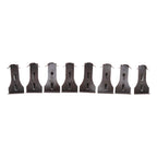 8Pcs Brick Hook Clips Steel Brick Hanger Fits Standard Size Bricks 2 1/4 Inch to 2 3/8 Inch in Height