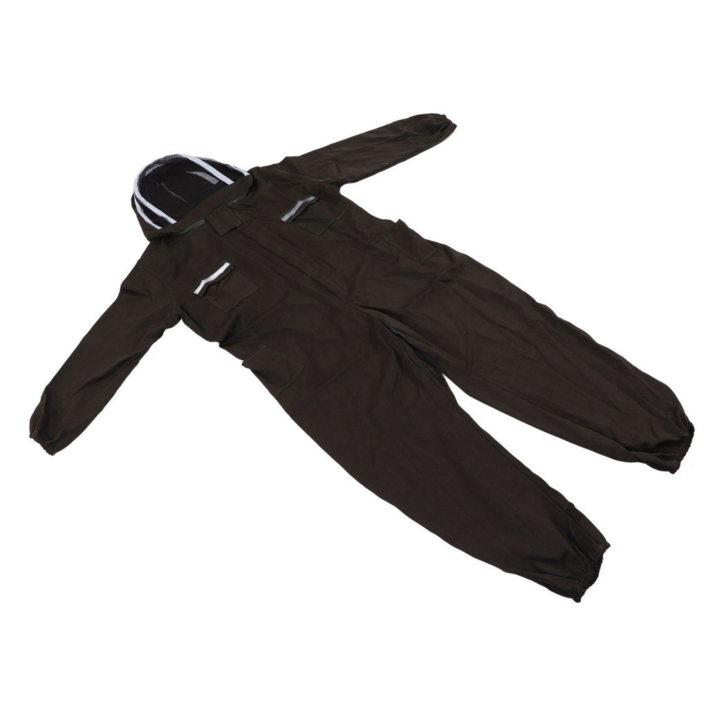 All in One Green Beekeeping Suit Ventilated Breathable Polyester Full Body Protective Beekeeper Clothes