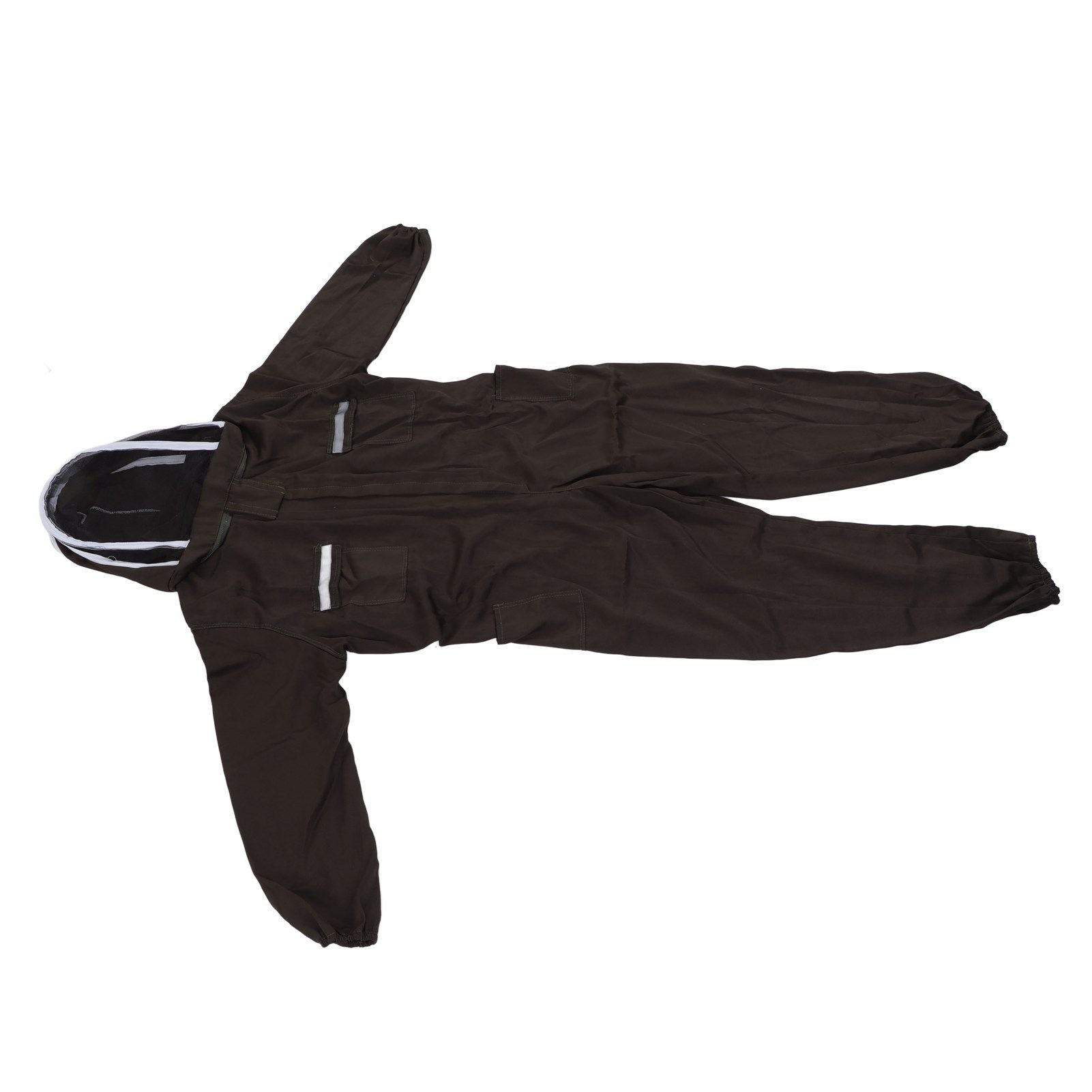 All in One Green Beekeeping Suit Ventilated Breathable Polyester Full Body Protective Beekeeper Clothes