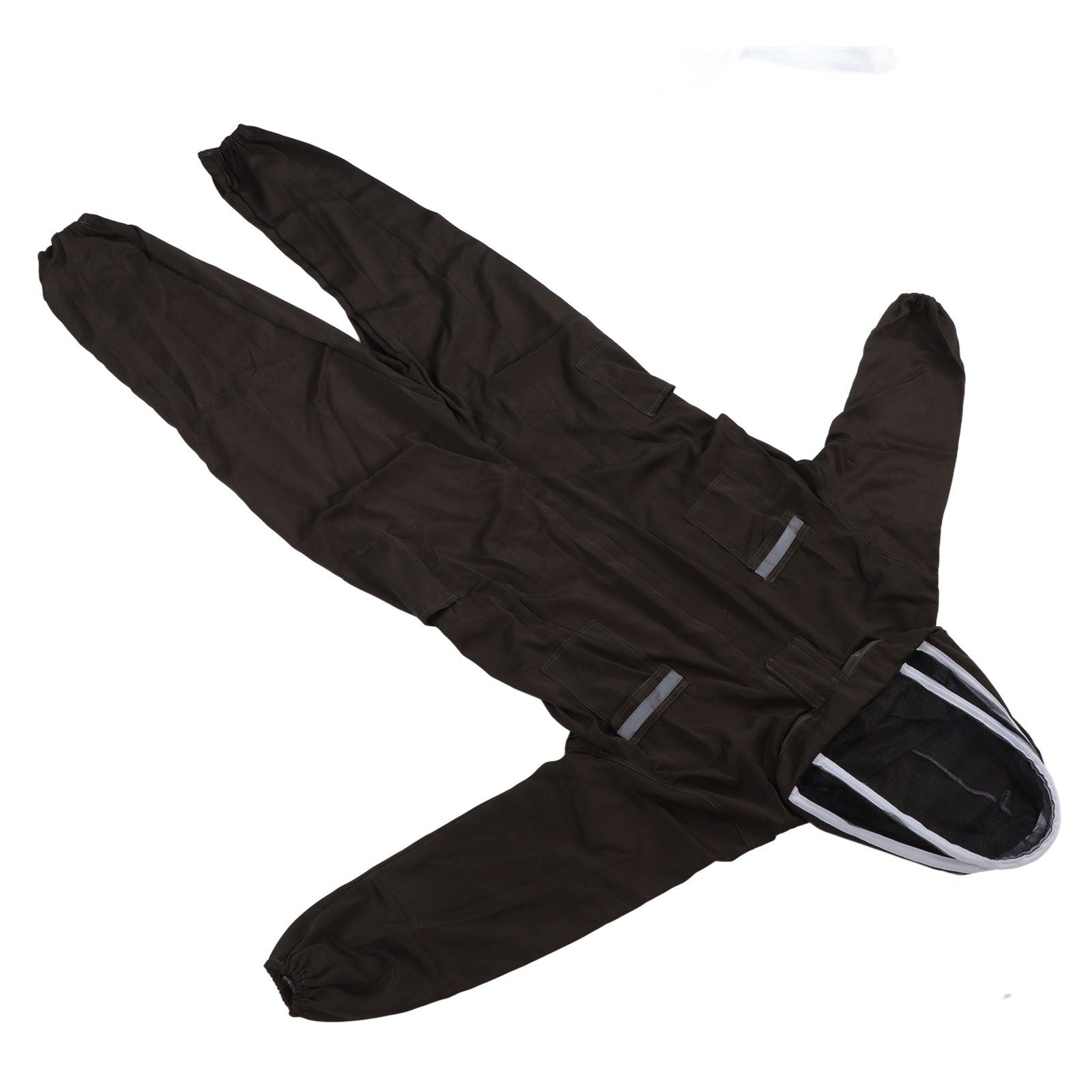 All in One Green Beekeeping Suit Ventilated Breathable Polyester Full Body Protective Beekeeper Clothes