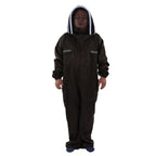 All in One Green Beekeeping Suit Ventilated Breathable Polyester Full Body Protective Beekeeper Clothes