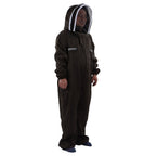 All in One Green Beekeeping Suit Ventilated Breathable Polyester Full Body Protective Beekeeper Clothes