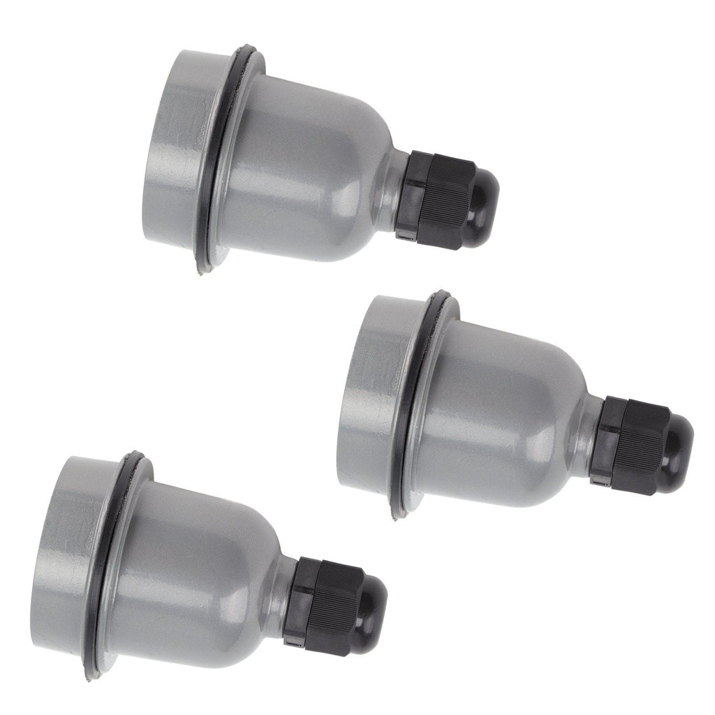 3 Pcs E27 Lamp Holder Waterproof Good Heat Insulation Anti Melting Ceramic E27 Light Socket