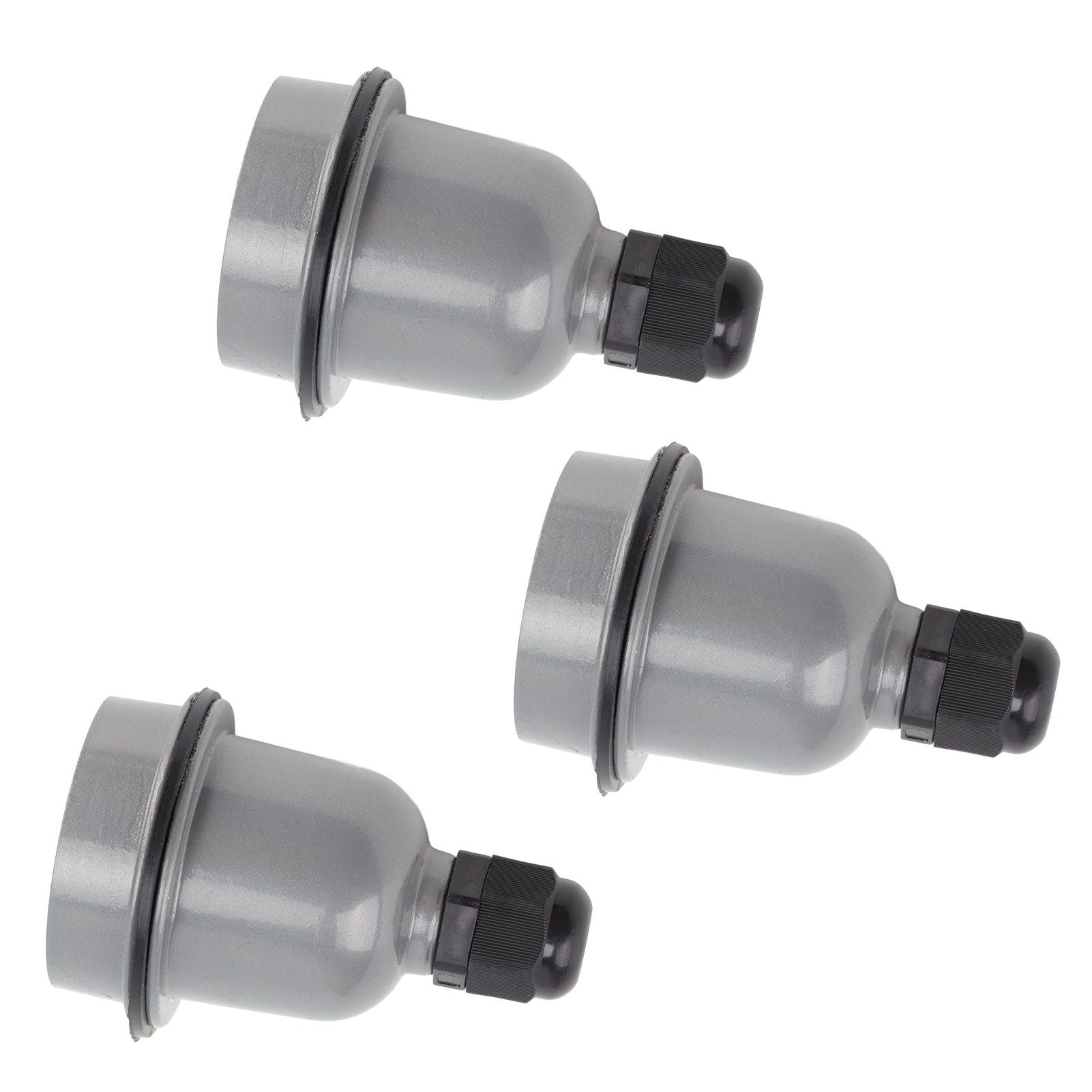 3 Pcs E27 Lamp Holder Waterproof Good Heat Insulation Anti Melting Ceramic E27 Light Socket