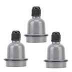3 Pcs E27 Lamp Holder Waterproof Good Heat Insulation Anti Melting Ceramic E27 Light Socket