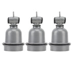 3PCS E27 Interface Lamp Socket Waterproof Thermal Insulation Small Tee Ceramic Light Holder