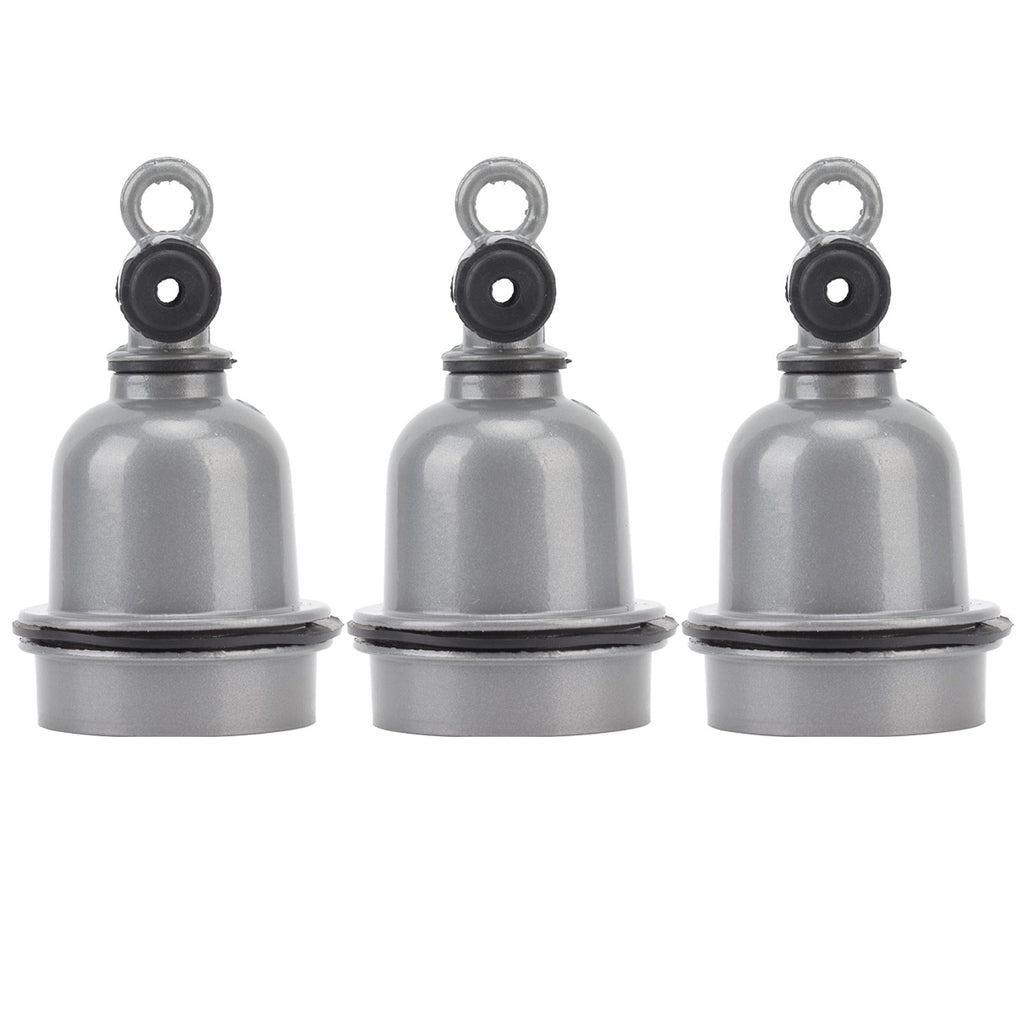 3PCS E27 Interface Lamp Socket Waterproof Thermal Insulation Small Tee Ceramic Light Holder