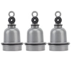 3PCS E27 Interface Lamp Socket Waterproof Thermal Insulation Small Tee Ceramic Light Holder