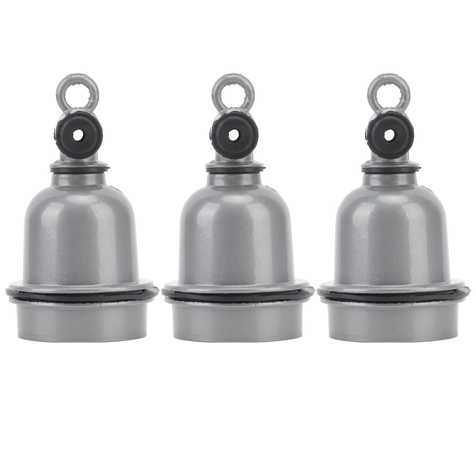 3PCS E27 Interface Lamp Socket Waterproof Thermal Insulation Small Tee Ceramic Light Holder