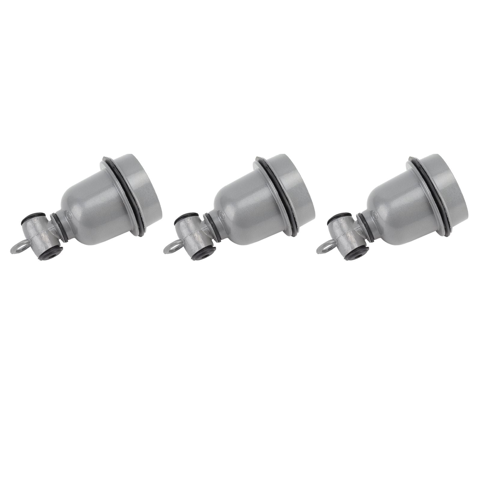 3PCS E27 Interface Lamp Socket Waterproof Thermal Insulation Small Tee Ceramic Light Holder