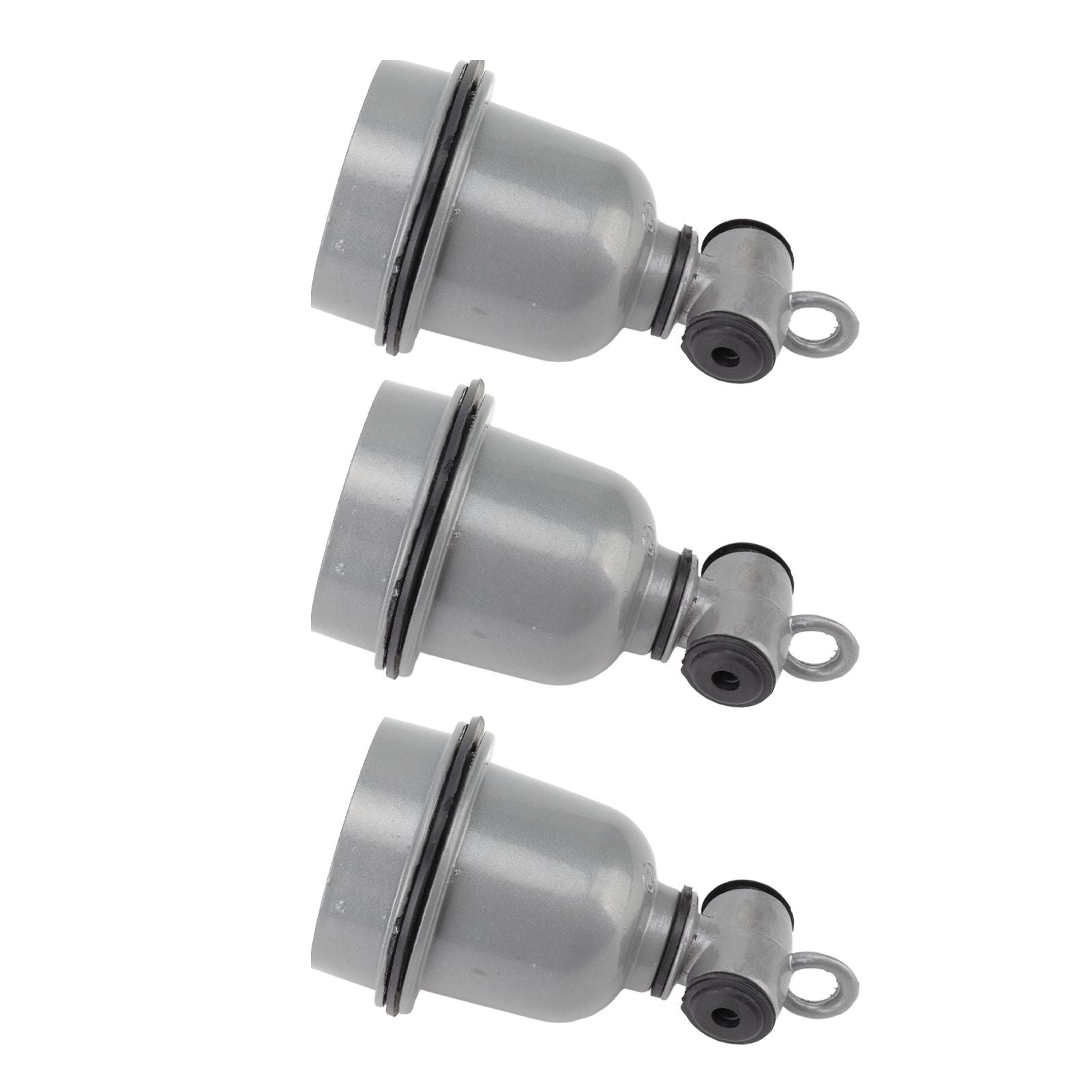 3PCS E27 Interface Lamp Socket Waterproof Thermal Insulation Small Tee Ceramic Light Holder