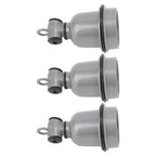 3PCS E27 Interface Lamp Socket Waterproof Thermal Insulation Small Tee Ceramic Light Holder