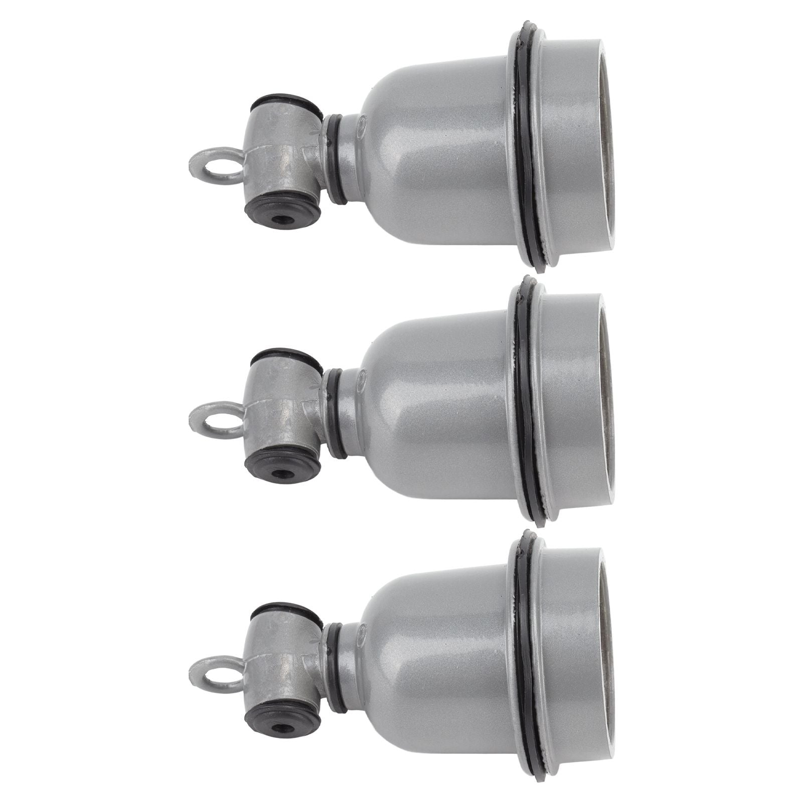 3PCS E27 Interface Lamp Socket Waterproof Thermal Insulation Small Tee Ceramic Light Holder