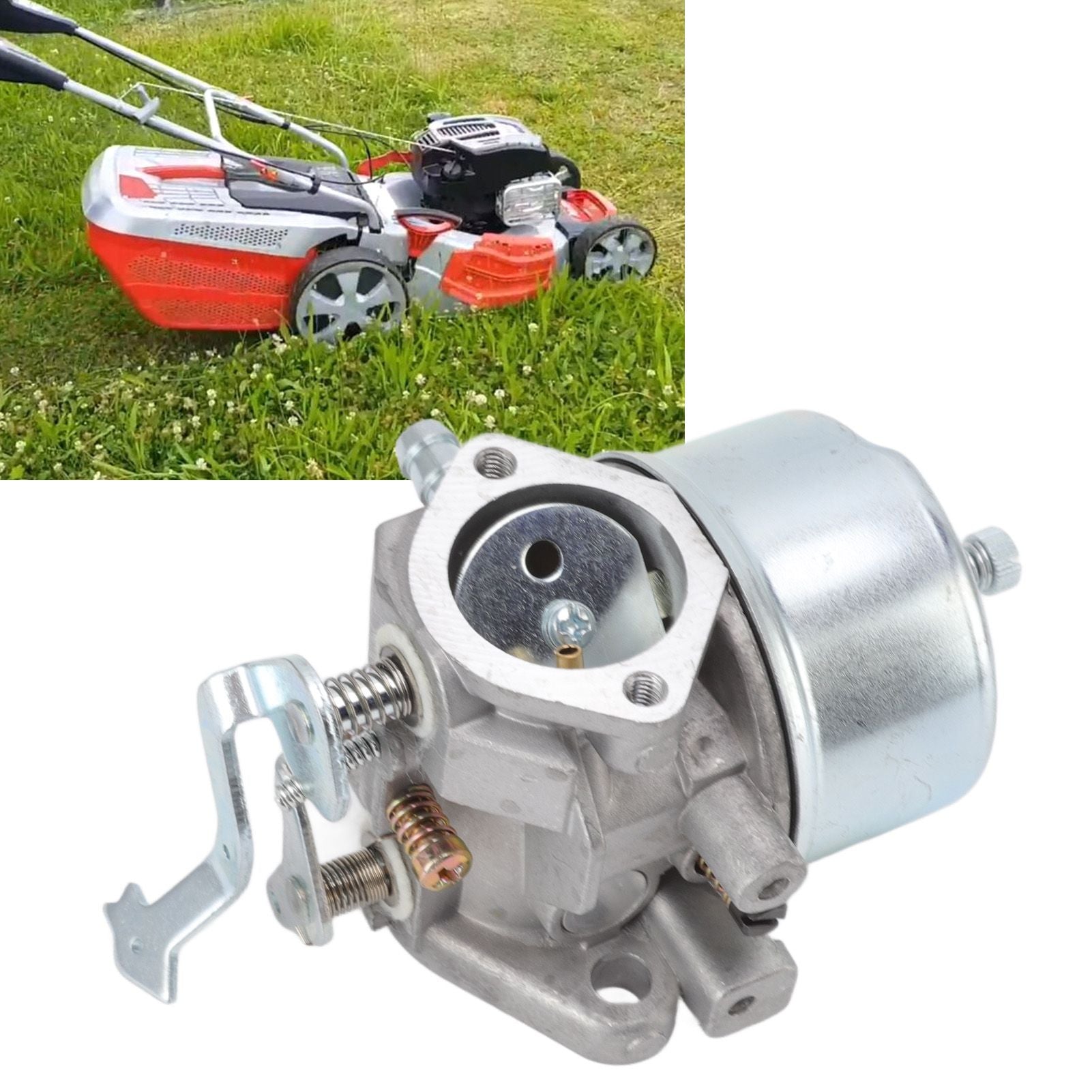 Carburetor Assembly for Lawn Mower Carburetor Replaces for Tecumseh HH120 Engine HH120 120211H HH120 120204H 632424