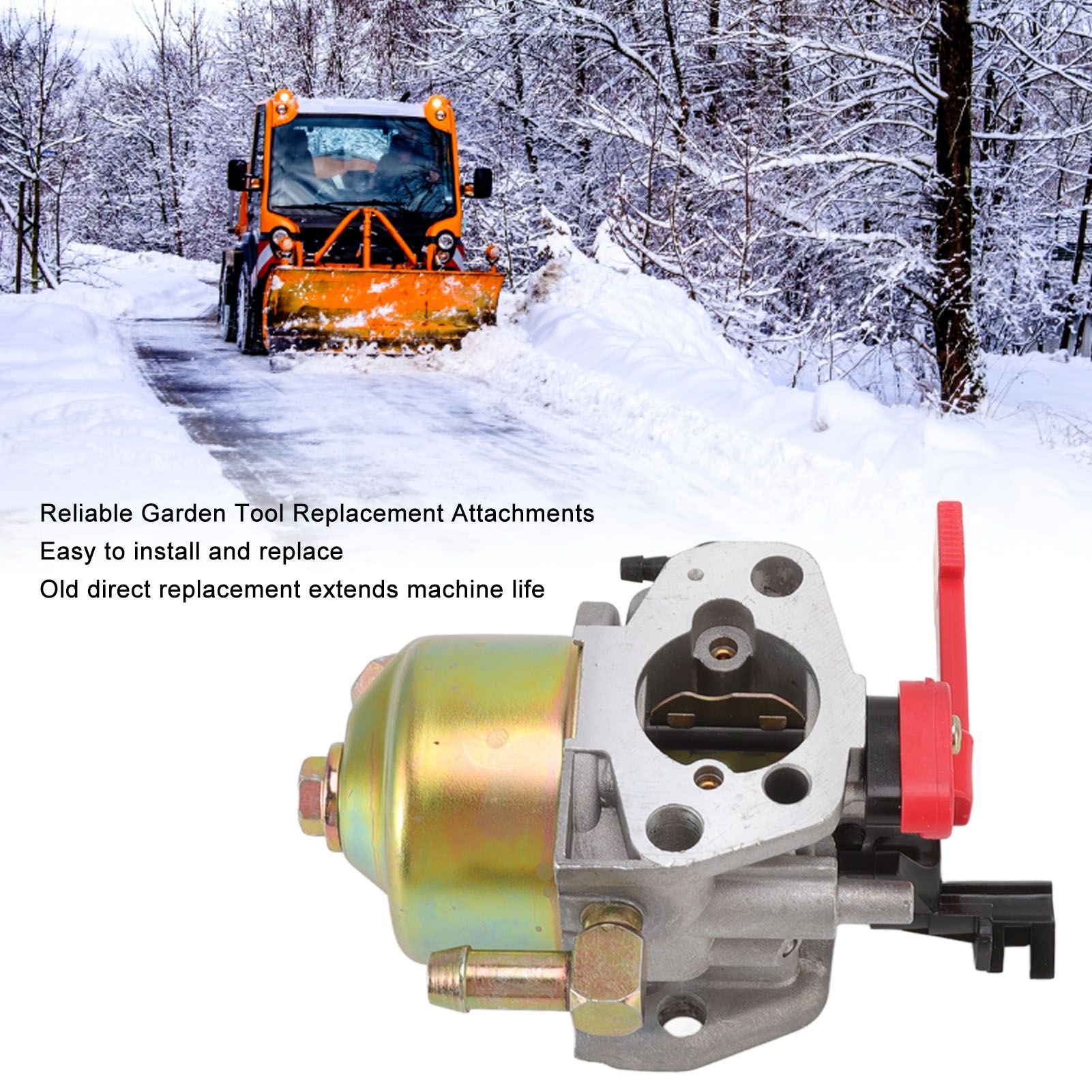 Snow Blower Carburetor with Tube for Troy Bilt 751 12011 951 12704B A 520 860 265 JU HY 165J A135 751 12098