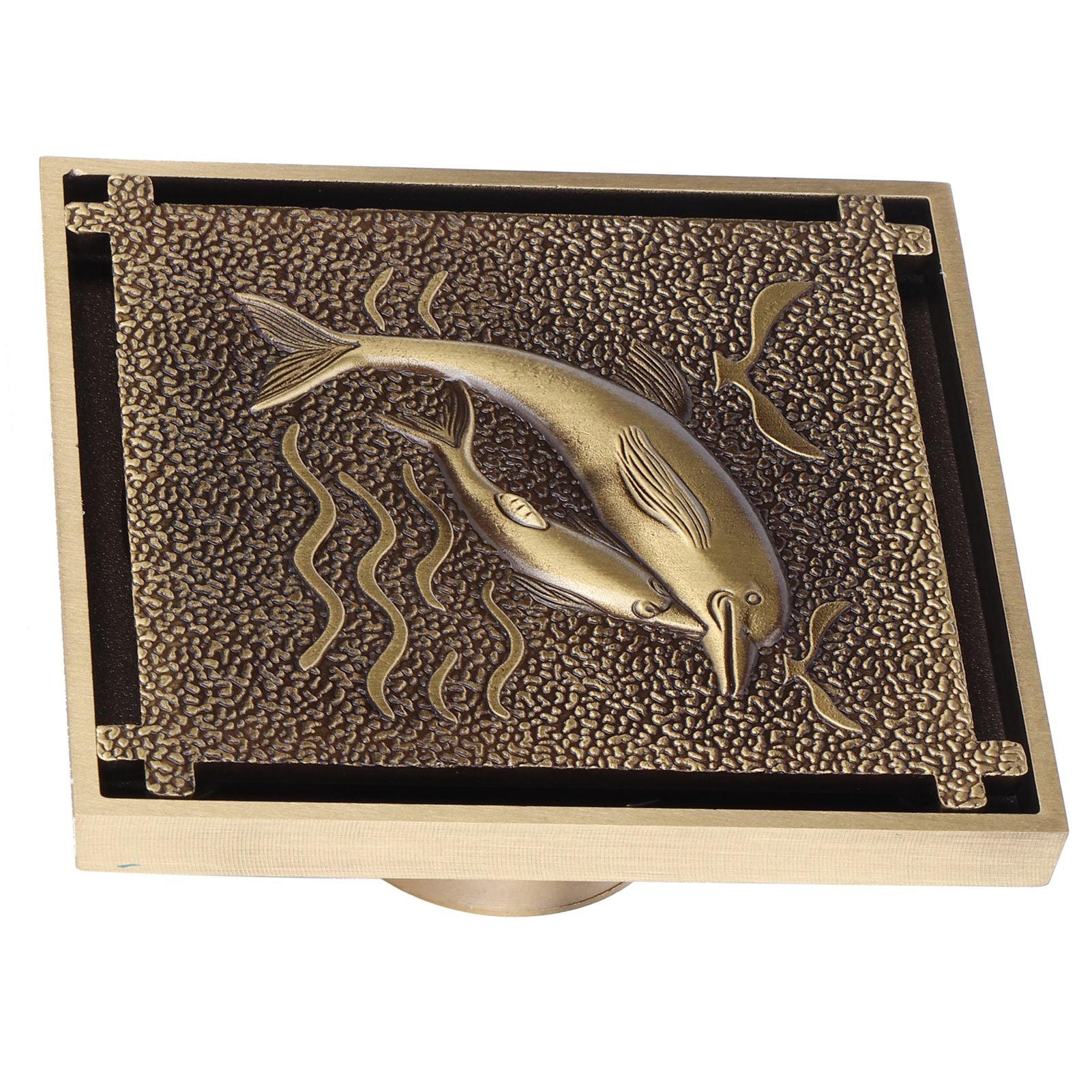 Antique Copper Waste Floor Drain Shower Bathroom Floor Drain Cover for Hotel Bath Accessories