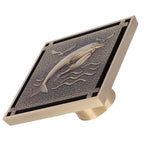 Antique Copper Waste Floor Drain Shower Bathroom Floor Drain Cover for Hotel Bath Accessories