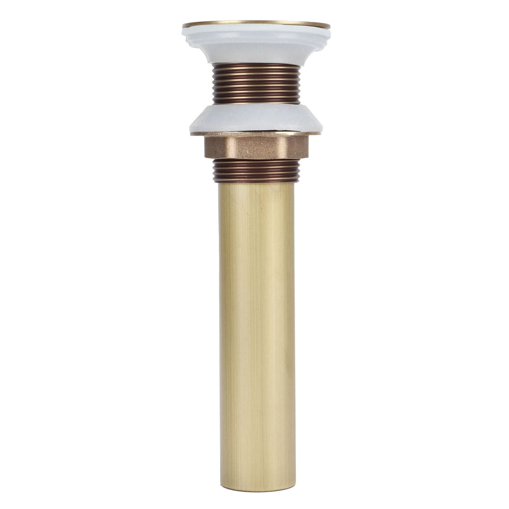 Sink Drain NonOverflow AntiClog Bathroom Wash Basin Drainer Stopper Accessory Antique(Flap without Hole )