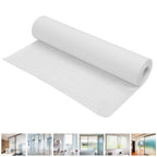 Frosted Window Film Reusable Waterproof Anti UV Window Film for Office Bathroom10m / 32.8ft x 30cm / 11.8in