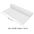 Frosted Window Film Reusable Waterproof Anti UV Window Film for Office Bathroom10m / 32.8ft x 40cm / 15.7in