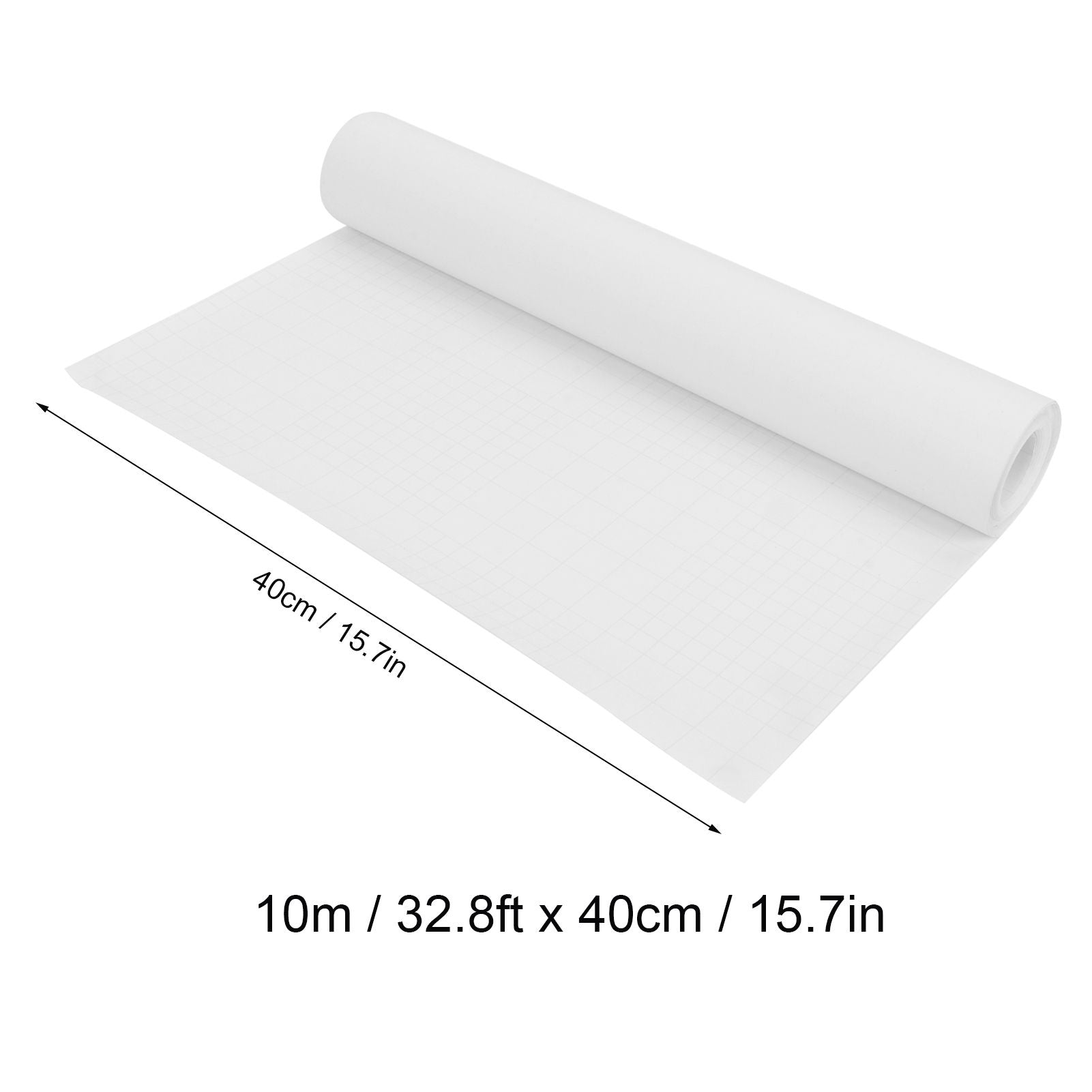 Frosted Window Film Reusable Waterproof Anti UV Window Film for Office Bathroom10m / 32.8ft x 40cm / 15.7in