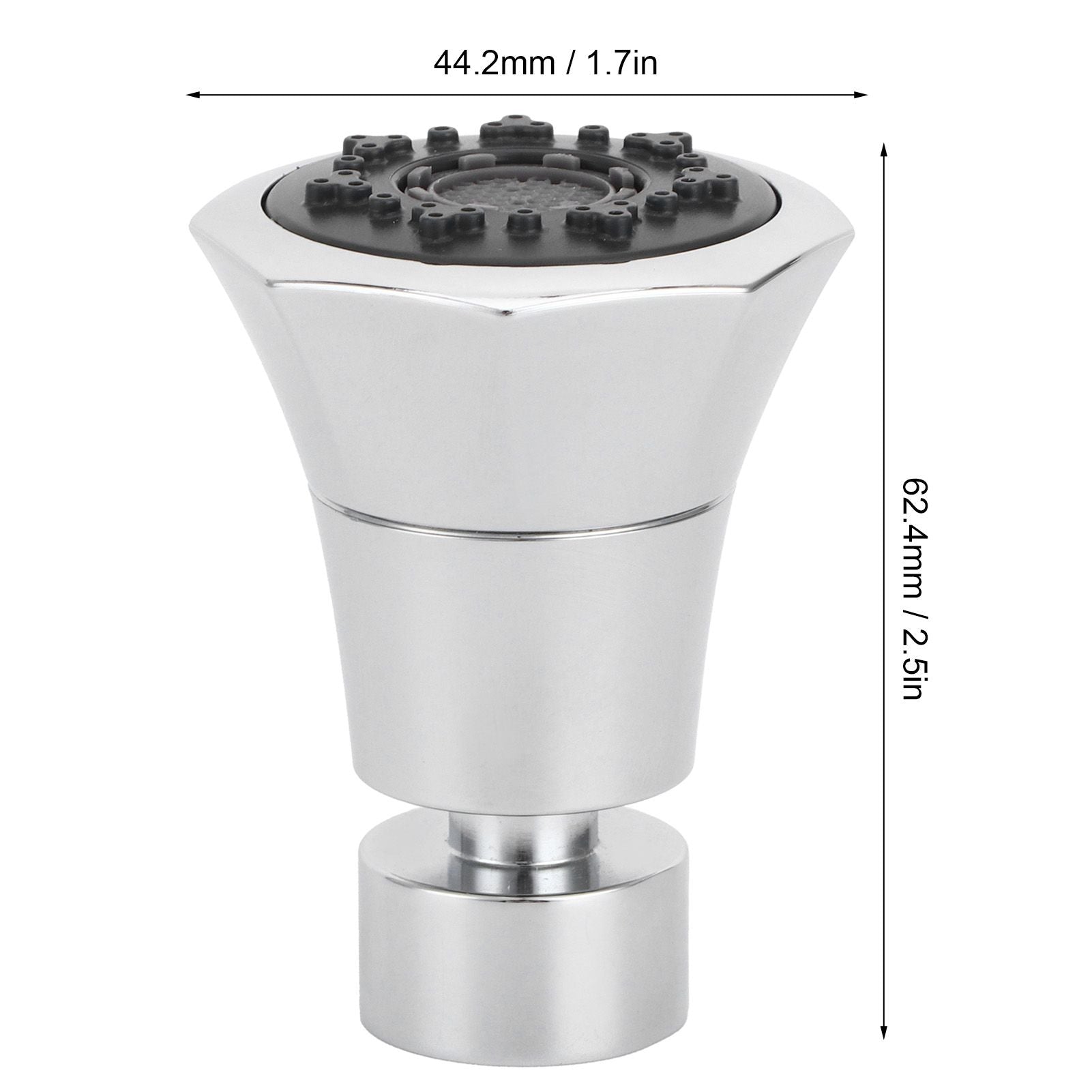 G1/2 Faucet Sprayer Head 360 Degree Rotating Filter Nozzle Replacement Kitchen Accessory