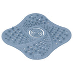 Bathroom Floor Drain Cover Hair Catcher Stopper Anti Blocking Sink Sewer Filter Blue