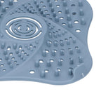 Bathroom Floor Drain Cover Hair Catcher Stopper Anti Blocking Sink Sewer Filter Blue