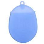 Silicone Dishwashing Brush Bath Body Face Cleansing Brush Kitchen Bathroom Cleaning ToolsBlue