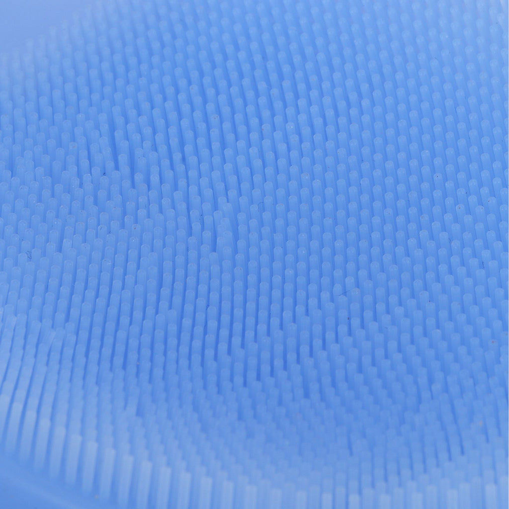 Silicone Dishwashing Brush Bath Body Face Cleansing Brush Kitchen Bathroom Cleaning ToolsBlue
