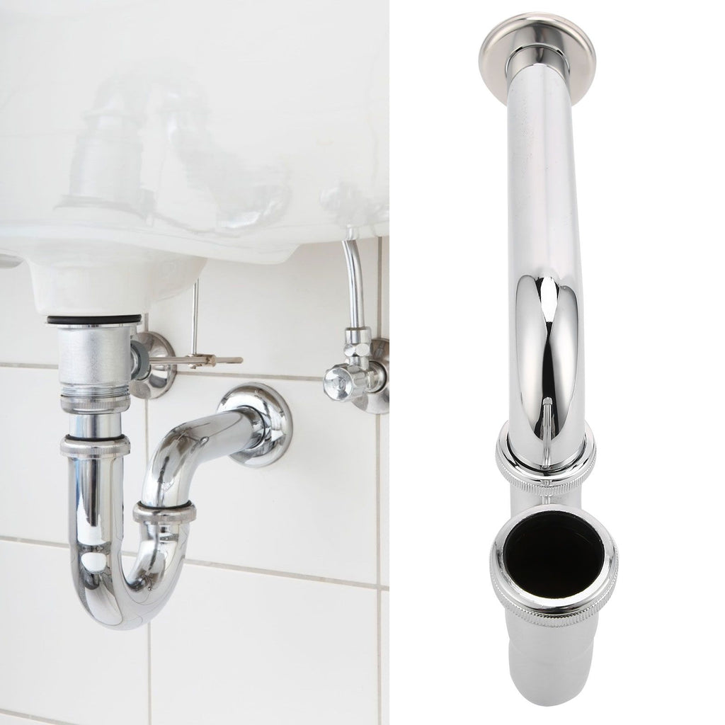 Sink Siphon Trap Waste Drain Valve Kit Washbasin Syphon Draining Pipe Plumbing Equipment