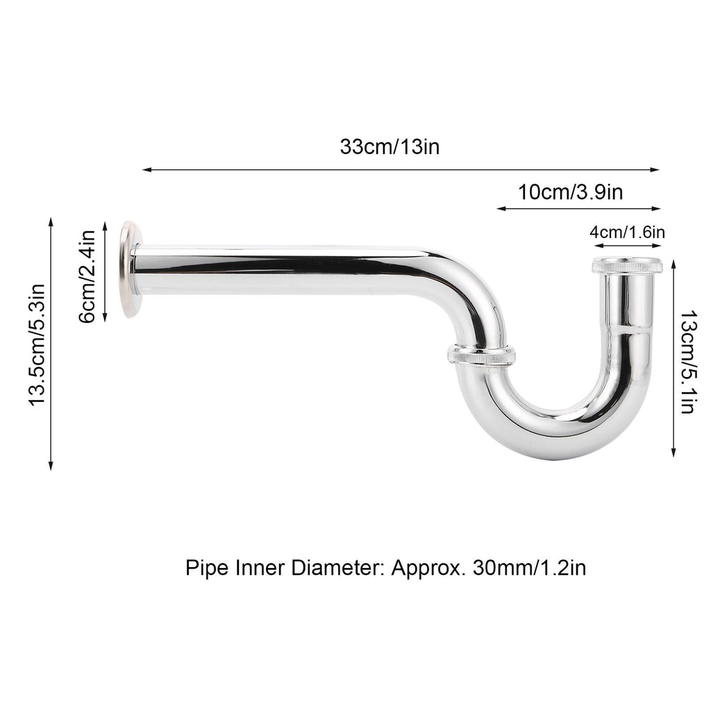 Sink Siphon Trap Waste Drain Valve Kit Washbasin Syphon Draining Pipe Plumbing Equipment