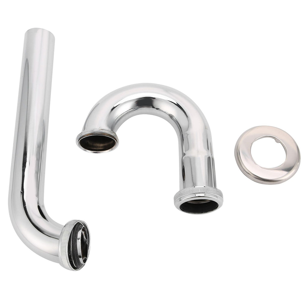 Sink Siphon Trap Waste Drain Valve Kit Washbasin Syphon Draining Pipe Plumbing Equipment