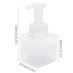 250ml Foaming Soap Dispenser Refillable Pump Bottle for Bathroom Liquid Soap Shampoo Body Wash