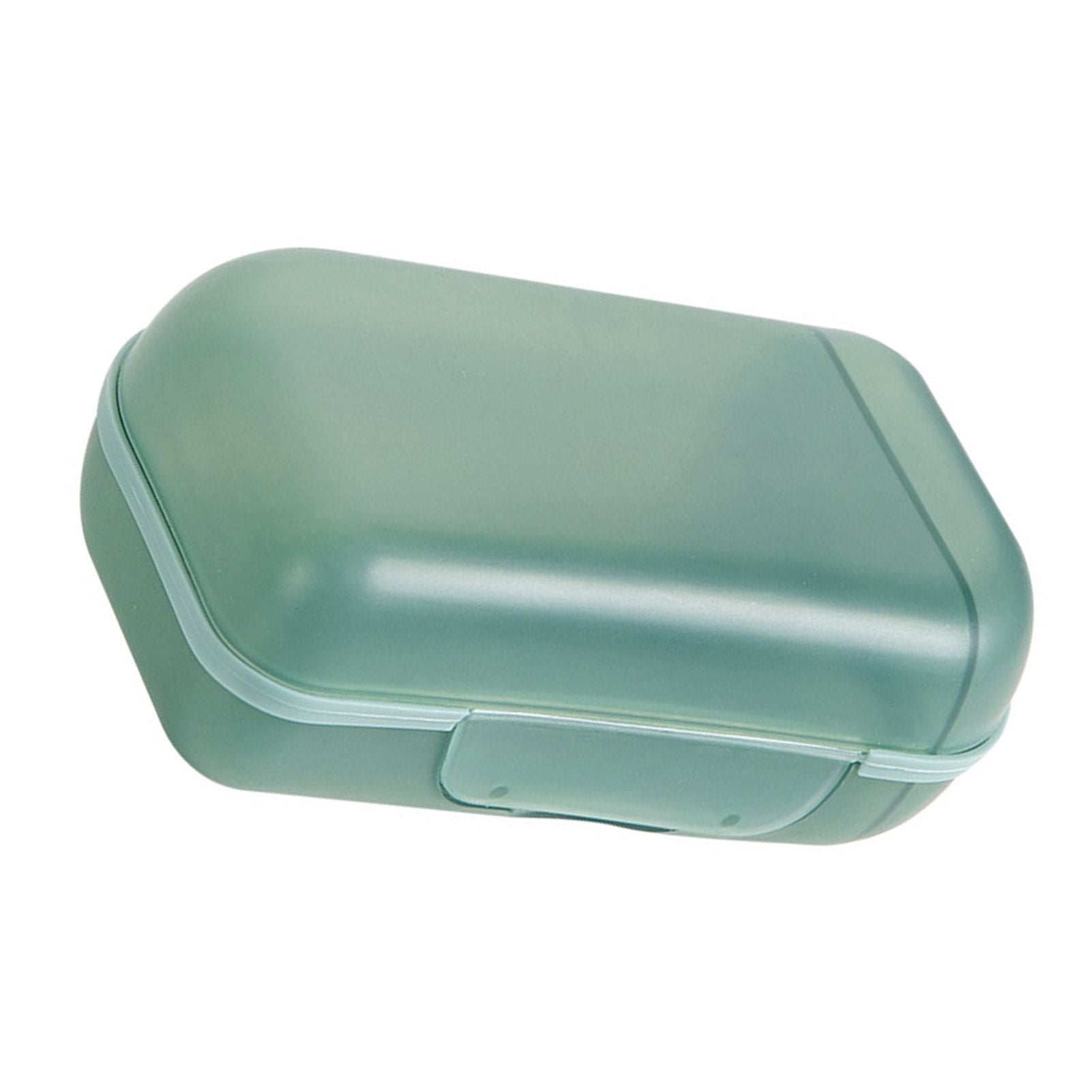 Travel Soap Holder Stylish Lightweight Multipurpose Portable Soap Dish with Lid for Travel HomeGreen