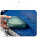 Travel Soap Holder Stylish Lightweight Multipurpose Portable Soap Dish with Lid for Travel HomeGreen