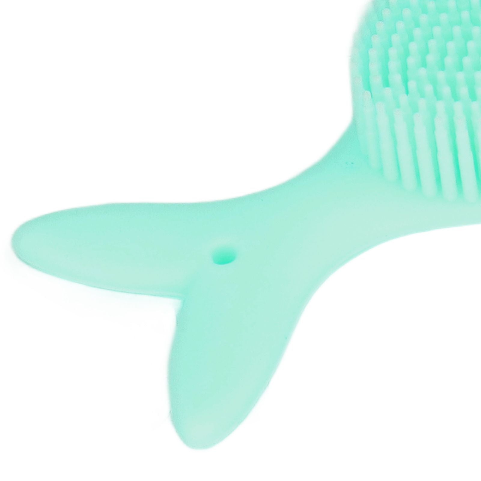 Baby Bath Brush Cartoon Whale Shape Silicone Soft Hair Baby Bath Shampoo Massage Cleaning Shower Brush Kids Bath Toys Green