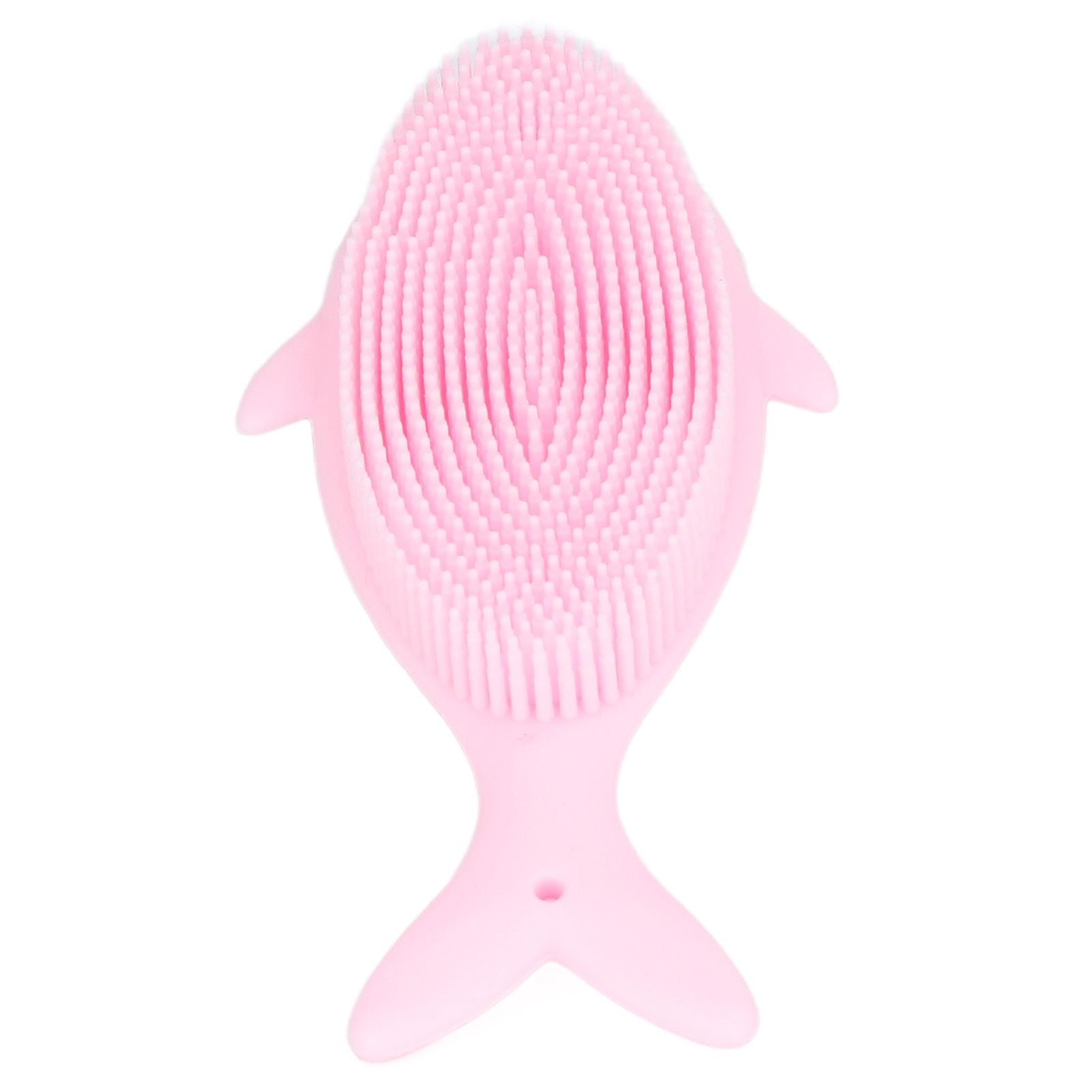 Baby Bath Brush Cartoon Whale Shape Silicone Soft Hair Baby Bath Shampoo Massage Cleaning Shower Brush Kids Bath Toys Pink