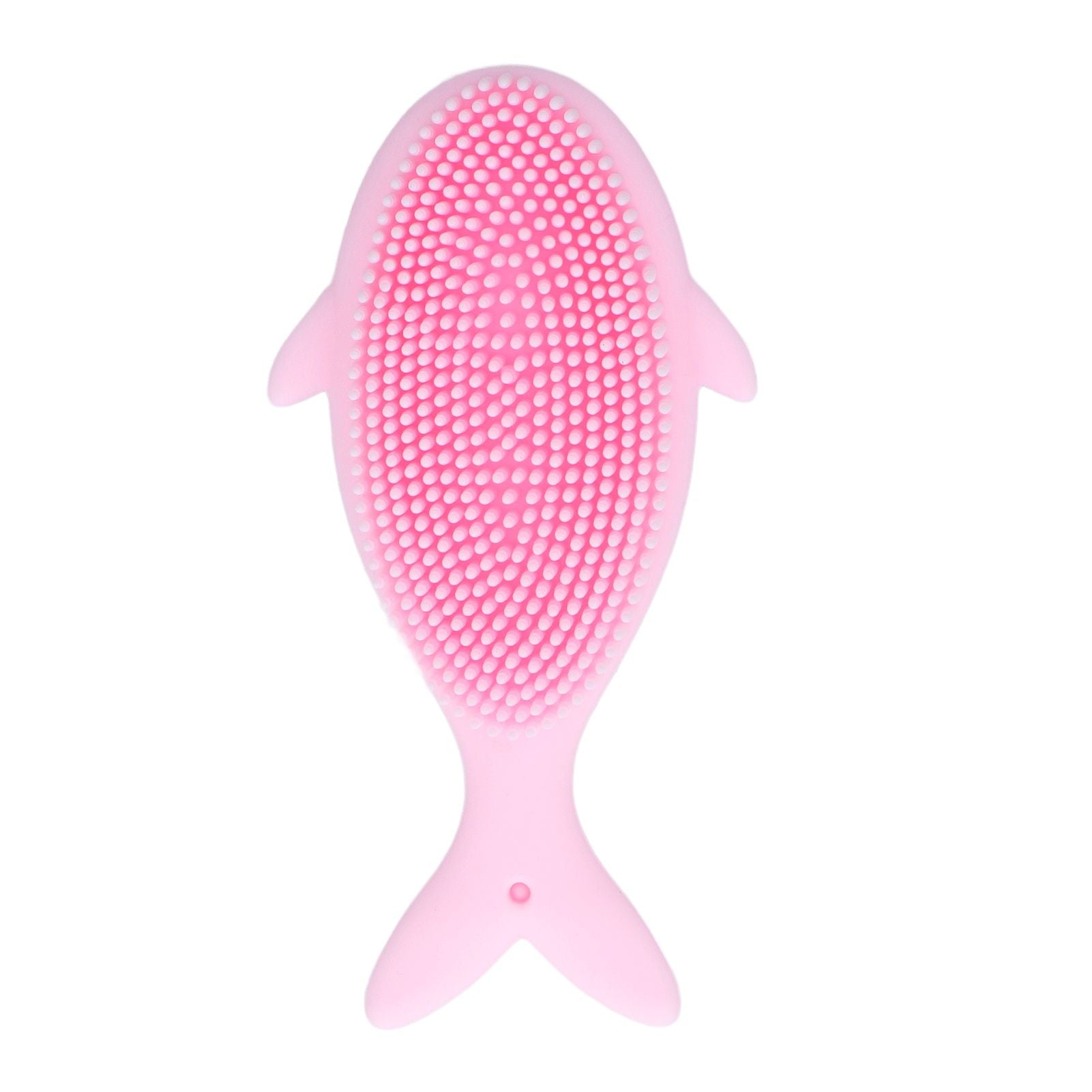 Baby Bath Brush Cartoon Whale Shape Silicone Soft Hair Baby Bath Shampoo Massage Cleaning Shower Brush Kids Bath Toys Pink