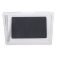 Bathroom Waterproof Anti Fog Touch Screen Mobile Phone Case Wall Mount Sealed Protective Cover Computer Tablet Storage Case Box 9802W White