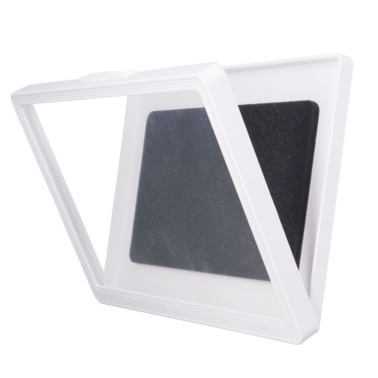 Bathroom Waterproof Anti Fog Touch Screen Mobile Phone Case Wall Mount Sealed Protective Cover Computer Tablet Storage Case Box 9802W White